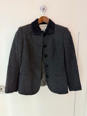 Fundamental Things Petites Black Wool Coat - Petite
